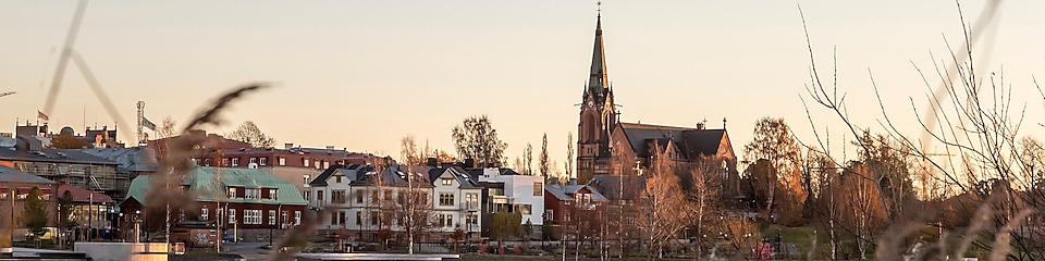Vy över Umeå