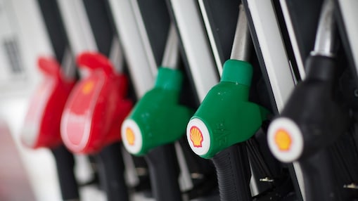 Shell fuel station fueling nozzles